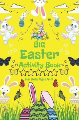 Cover of Big Easter Activity Book for Kids Ages 4-8