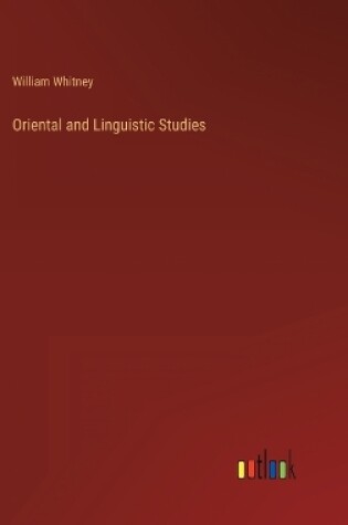 Cover of Oriental and Linguistic Studies