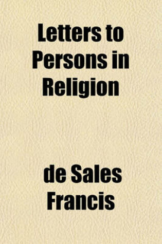 Cover of Letters to Persons in Religion