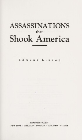 Cover of Assassinations That Shook America