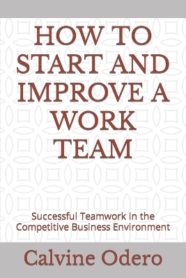 Cover of How to Start and Improve a Work Team