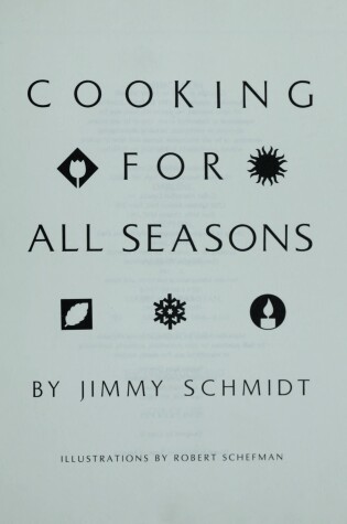 Cover of Cooking for All Seasons