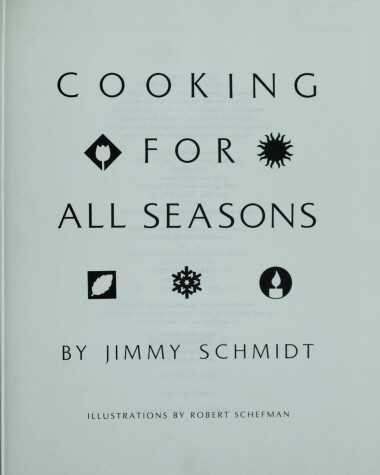 Book cover for Cooking for All Seasons