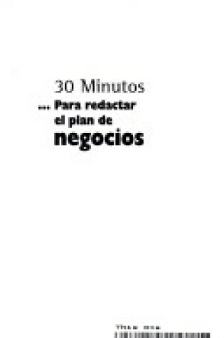 Cover of Para Redactar El Plan de Negocios