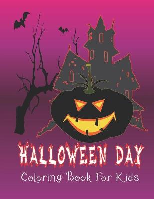 Book cover for Halloween Day Coloring Book for Kids