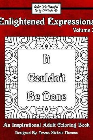 Cover of Enlightened Expressions Adult Coloring Book, Volume 2