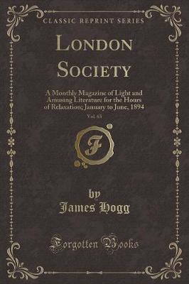 Book cover for London Society, Vol. 65