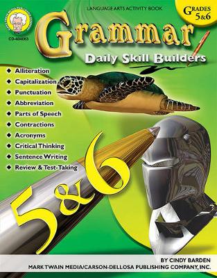 Cover of Daily Skill Builders: Grammar, Grades 5-6