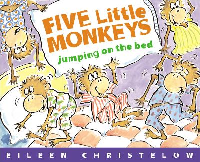 Book cover for Five Little Monkeys Jumping on the Bed Big Book