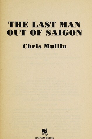 Cover of Last Man Out/Saigon