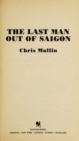Book cover for Last Man Out/Saigon