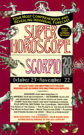Book cover for Super Horoscope: Scorpio
