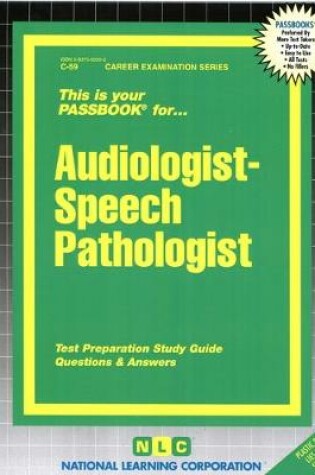 Cover of Audiologist-Speech Pathologist