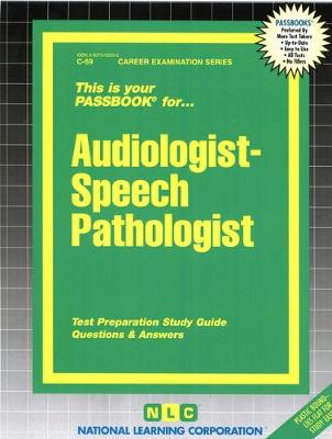 Book cover for Audiologist-Speech Pathologist