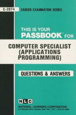 Cover of Computer Specialist (Applications Programming)