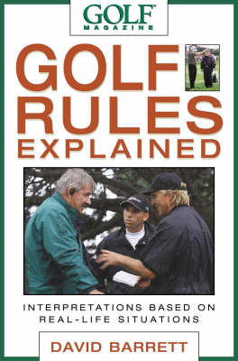 Book cover for "Golf Magazine" Golf Rules Explained