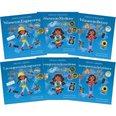 Book cover for More Women in Science English and Spanish Paperback Set