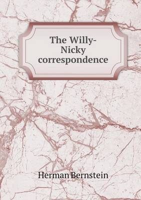 Book cover for The Willy-Nicky correspondence