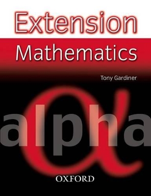 Book cover for Extension Mathematics: Year 7: Alpha