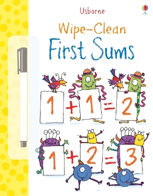 Book cover for Wipe-Clean First Sums