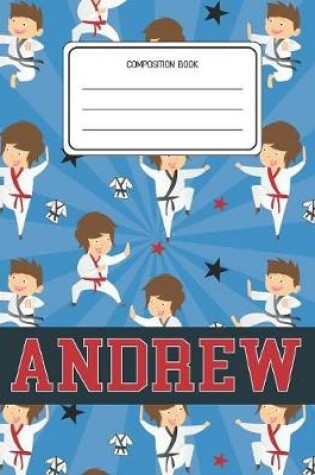 Cover of Composition Book Andrew