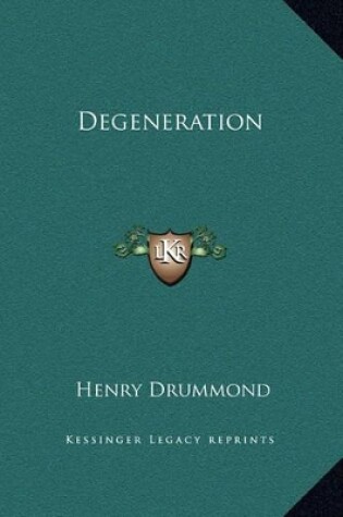 Cover of Degeneration