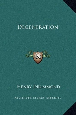 Book cover for Degeneration