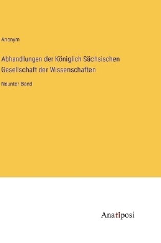 Cover of Abhandlungen der Königlich Sächsischen Gesellschaft der Wissenschaften