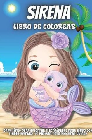 Cover of Sirena Libro De Colorear