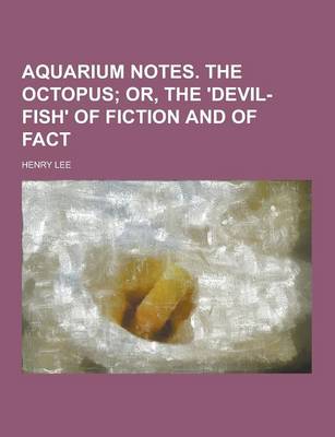 Book cover for Aquarium Notes. the Octopus