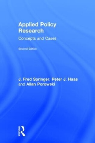 Cover of Applied Policy Research