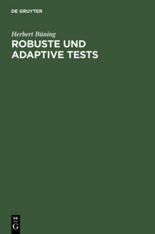 Cover of Robuste Und Adaptive Tests