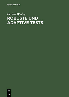 Book cover for Robuste Und Adaptive Tests