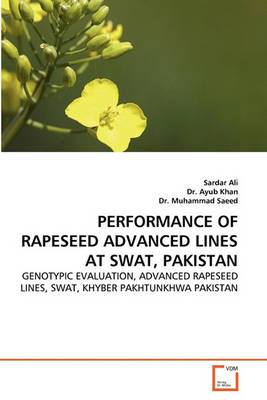 Book cover for Performance of Rapeseed Advanced Lines at Swat, Pakistan