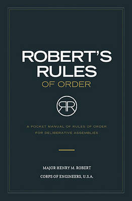 Cover of Robert's Rules of Order