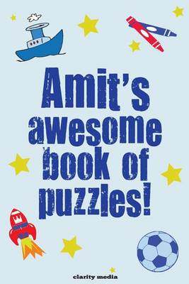 Book cover for Amit's Awesome Book Of Puzzles