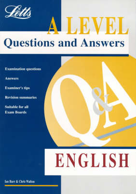 Cover of A-level Questions and Answers English