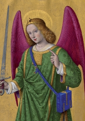 Cover of Carnet Lign� Heures Anne de Bretagne, Ange � l'�p�e
