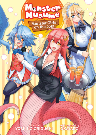 Book cover for Monster Musume The Novel - Monster Girls on the Job! (Light Novel)