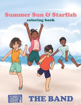 Book cover for Summer Sun & Starfish coloring book