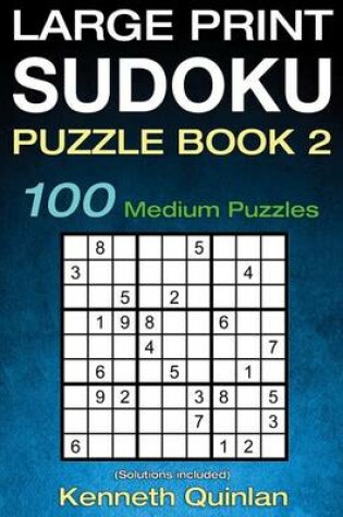 Cover of Large Print SUDOKU Puzzle Book 2