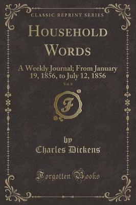 Book cover for Household Words, Vol. 8
