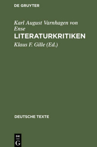 Cover of Literaturkritiken