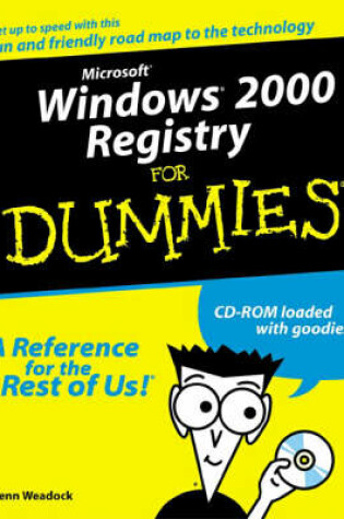 Cover of Windows 2000 Server Registry For Dummies