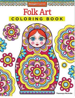 Book cover for Folk Art Coloring Book