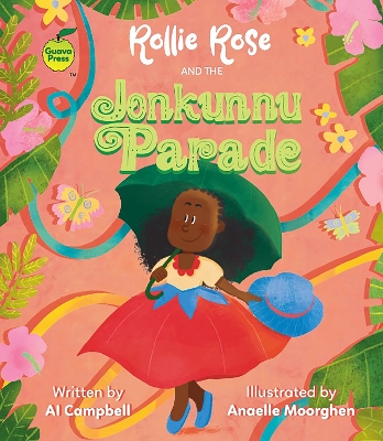 Book cover for Rollie Rose and the Jonkonnu Parade