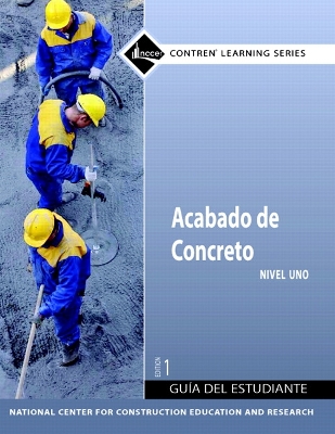 Book cover for Concrete Finishing Level 1 Spanish Trainee Guide, Paperback