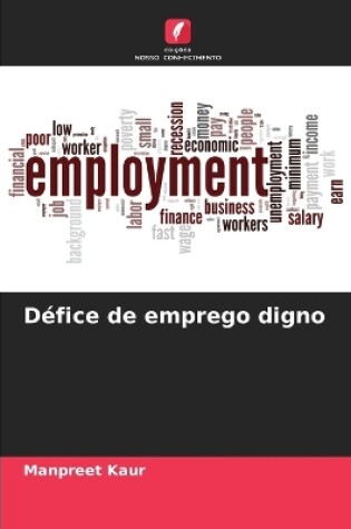 Cover of D�fice de emprego digno