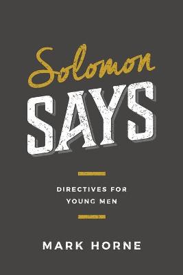 Book cover for Solomon Says