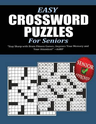 Book cover for Easy Crossword Puzzles for Seniors